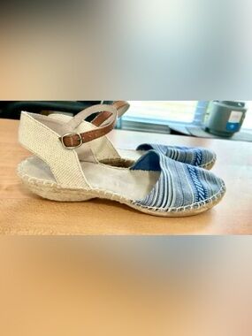Shoes Sandals jute wedge Cliffs White Mountain woman’s size 10 boho sheek